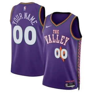 Phoenix Suns Nike Unisex 2024/25 Magnifique Custom Swingman Jersey City Edition Purple