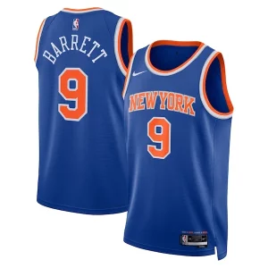 RJ Barrett New York Knicks Nike Unisex Swingman Jersey Icon Edition Blue Sophistiqué