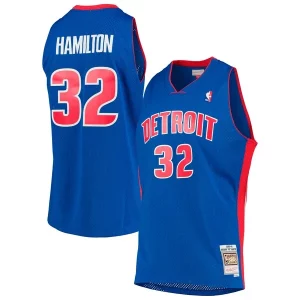 Richard Hamilton Detroit Pistons 2003/04 Vibrant Hardwood Classics Swingman Jersey Blue