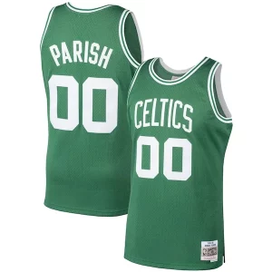 Robert Parish Boston Celtics 1985/86 Hardwood Classics Swingman Exquisite Jersey Kelly Green