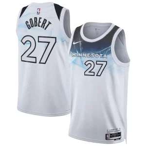 Rudy Gobert Minnesota Timberwolves Nike Unisex 2024/25 Swingman Magnifique Player Jersey City Edition White