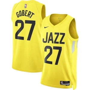 Rudy Charming Gobert Utah Jazz Nike Unisex Swingman Jersey Icon Edition Gold
