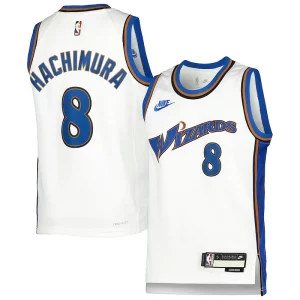 Rui Hachimura Washington Wizards Nike Youth 2022/23 Swingman Unique Jersey White Classic Edition