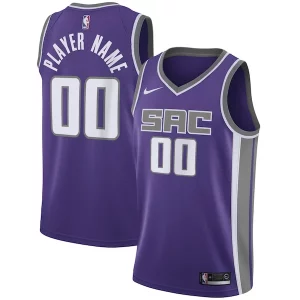 Sacramento Kings Prime Nike Swingman Custom Jersey Purple Icon Edition
