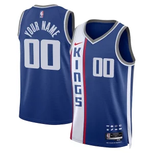 Sacramento Kings Confortable Nike Unisex 2023/24 Custom Swingman Jersey Blue City Edition