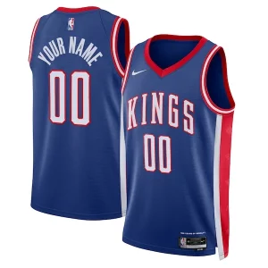 Sacramento Kings Nike Exceptionnel Unisex 2024/25 Custom Swingman Jersey City Edition Blue