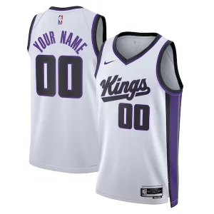 Sacramento Kings Nike Unisex Swingman Custom Jersey Gracieux Association Edition White