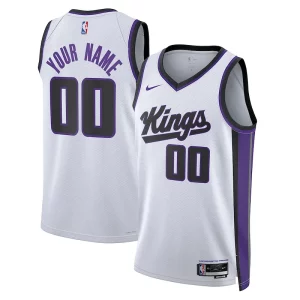 Sacramento Kings Nike Unisex Swingman Élégant Custom Jersey Association Edition White