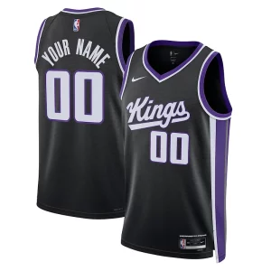 Sacramento Kings Nike Unisex Swingman Custom Jersey Icon Notable Edition Black