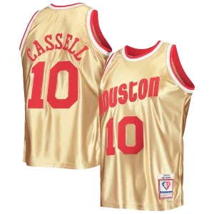 Sam Cassell Houston Rockets 75th Anniversary 1993/94 Incontournable Hardwood Classics Swingman Jersey Gold