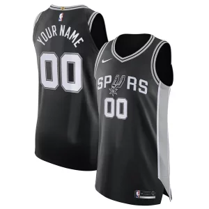 San Uniques Antonio Spurs Nike Authentic Custom Jersey Black Icon Edition