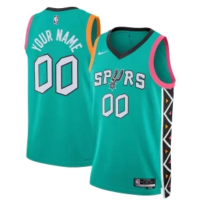 San Antonio Commémoratif Spurs Nike Unisex 2022/23 2022/23 Swingman Custom Jersey City Edition Turquoise