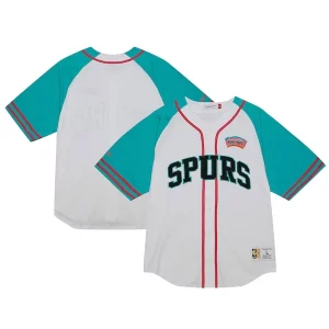 San Dashing Antonio Spurs Practice Day Baseball Jersey White