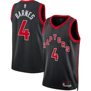 Scottie Splendide Barnes Toronto Raptors Jordan Brand Unisex Swingman Jersey Statement Edition Black