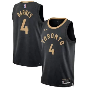 Scottie Barnes Toronto Raptors Nike Unisex Luxueux 2022/23 Swingman Jersey City Edition Black