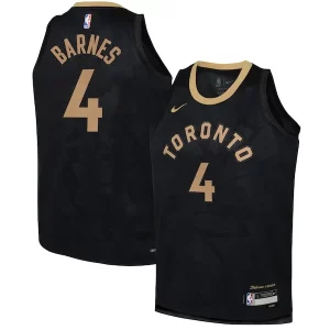 Scottie Barnes Toronto Raptors Nike Youth Unique 2022/23 Swingman Jersey City Edition Black