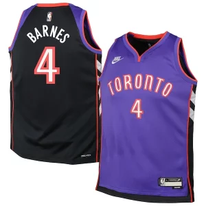 Scottie Barnes Toronto Raptors Nike Youth 2024/25 Collectible Swingman Jersey Purple Classic Edition