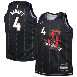 Scottie Barnes Toronto Raptors Nike Youth 2024/25 Swingman Player Unique Jersey City Edition Black
