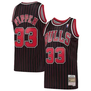 Scottie Pippen Chicago Bulls Hardwood Classics Swingman Jersey Black Tendance