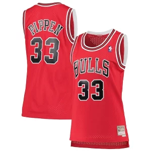 Scottie Pippen Chicago Bulls Women's 1997/98 Hardwood Classics Swingman Jersey Gracieux Red