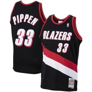 Scottie Pippen Portland Trail Blazers 1999/00 Hardwood Classics Swingman Jersey Captivant Black