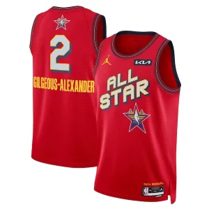 Shai Gilgeous Alexander Nike Authentique Unisex 2025 NBA All Star Game Swingman Player Jersey Red