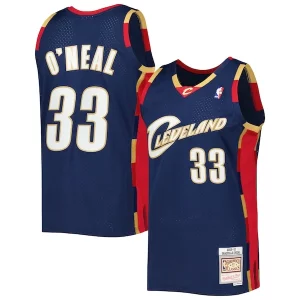 Shaquille Élégant O'Neal Cleveland Cavaliers Hardwood Classics 2009/10 Jersey Navy