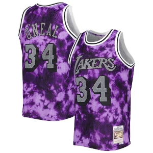 Shaquille O'Neal Los Angeles Lakers 1996/97 Galaxy Swingman Jersey Purple Bold