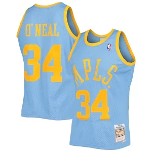 Shaquille O'Neal Los Angeles Lakers 2001/02 Hardwood Classics Swingman Jersey Vibrant Powder Blue