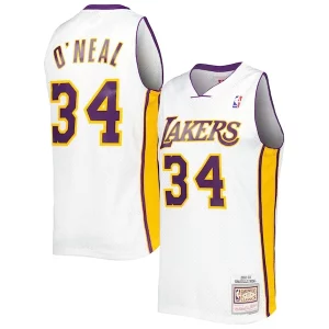Shaquille Premium O'Neal Los Angeles Lakers 2001/02 Hardwood Classics Swingman Jersey White