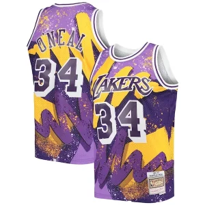 Shaquille O'Neal Los Angeles Lakers Hardwood Classics 1996/97 Hyper Hoops Swingman Jersey Purple Sophistiqué