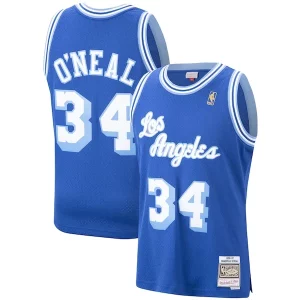 Shaquille O'Neal Los Angeles Lakers Hardwood Classics Magnifique Swingman Jersey Royal/Purple/Gold