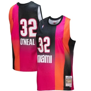 Shaquille O'Neal Miami Heat 2005/06 Hardwood Distingué Classics Fadeaway Swingman Player Jersey Pink/Black