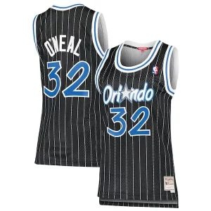 Shaquille O'Neal Orlando Magic Magnifique Women's 1995/96 Hardwood Classics Swingman Jersey Black
