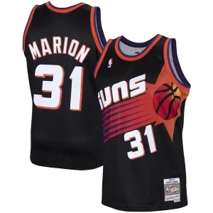 Shawn Marion Phoenix Suns 1999/00 Hardwood Classics Swingman Jersey Black Distingué