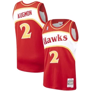 Stacey Augmon Atlanta Hawks Éclatant 1991/92 Hardwood Classics Swingman Jersey Red