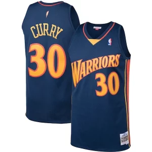 Stephen Curry Golden Haut de gamme State Warriors 2009/10 Big & Tall Hardwood Classics Swingman Jersey Navy