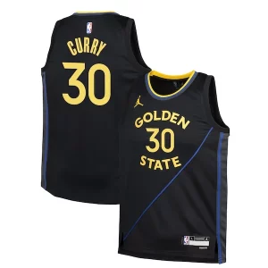 Stephen Curry Golden State Warriors Jordan Brand Youth Swingman Jersey Luxueux Statement Edition Navy
