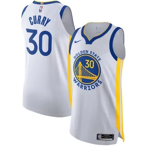 Stephen Curry Golden Luxueux State Warriors Nike Authentic Jersey Association Edition White