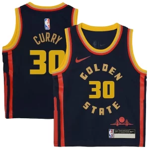 Stephen Prime Curry Golden State Warriors Nike Preschool 2024/25 Swingman Player Jersey City Edition Navy