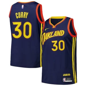 Stephen Curry Golden State Collectible Warriors Nike Swingman Player Jersey City Edition Royal