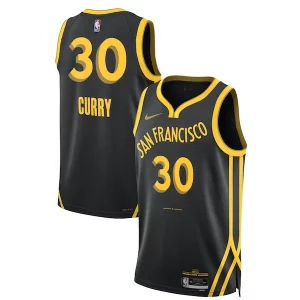 Stephen Curry Golden State Warriors Nike Unisex Incontournable 2023/24 Swingman Jersey Black City Edition