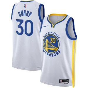 Stephen Curry Golden State Warriors Nike Unisex Swingman Jersey Association Edition Tendance White/Royal