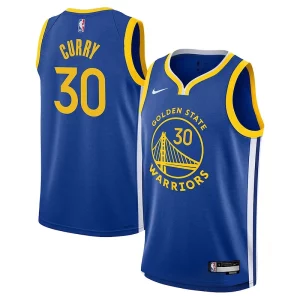 Stephen Curry Tendance Golden State Warriors Nike Youth Swingman Jersey Icon Edition Royal