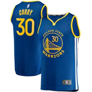 Stephen Curry Golden State Warriors Fast Break Replica Jersey Icon Edition Premium Royal