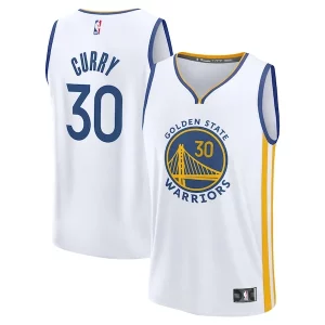 Stephen Curry Golden State Warriors Élégant Youth Fast Break Replica Player Jersey Association Edition White