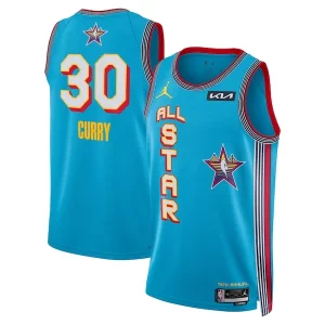 Stephen Curry Jordan Brand Distingué Unisex 2025 NBA All Star Game Swingman Player Jersey Light Blue