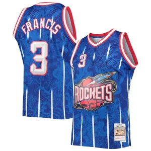 Steve Francis Élégant Houston Rockets Hardwood Classics 1999/00 Lunar New Year Swingman Jersey Blue