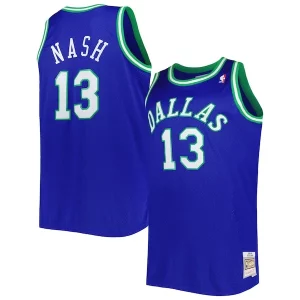 Steve Nash Dallas Mavericks Big & Tall Superbe Hardwood Classics 1998/99 Swingman Jersey Blue