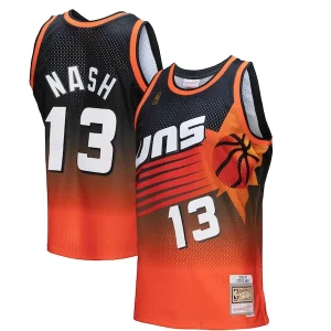 Steve Nash Phoenix Suns 1996/97 Hardwood Classics Fadeaway Luxueux Swingman Player Jersey Orange/Black